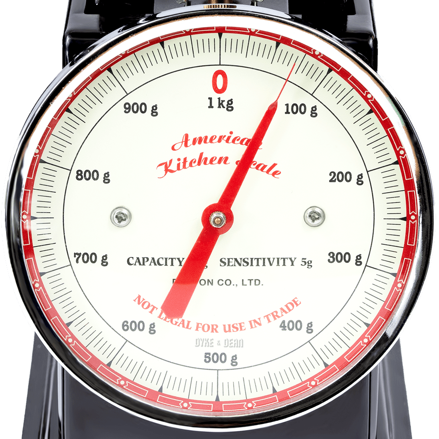 AMERICAN KITCHEN SCALE BLACK - DYKE & DEAN