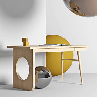 BAU DESK OAK - DYKE & DEAN