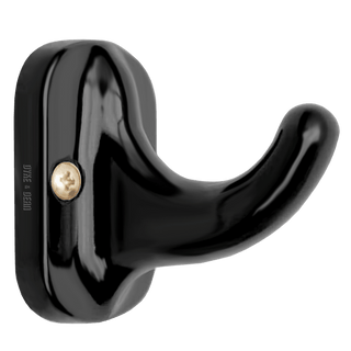 BLACK BAKELITE SINGLE WALL COAT HOOK - DYKE & DEAN