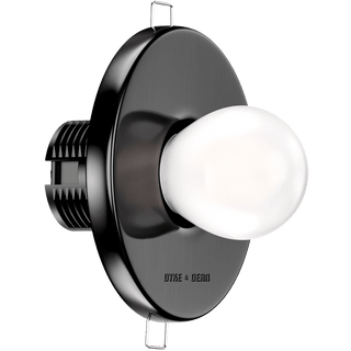 BLACK CERAMIC CEILING E27 RECESSED LIGHT - DYKE & DEAN