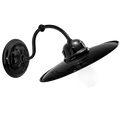 BLACK PORCELAIN VICTORIAN WALL LIGHT - DYKE & DEAN