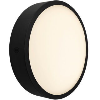 BLACK WOOD DISC WALL LIGHT - WALL LIGHTS - DYKE & DEAN  - Homewares | Lighting | Modern Home Furnishings