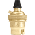 BRASS BAYONET GRIP BULB HOLDER - DYKE & DEAN