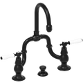 BRIDGE SINK MIXER PORCELAIN LEVER TAPS - DYKE & DEAN