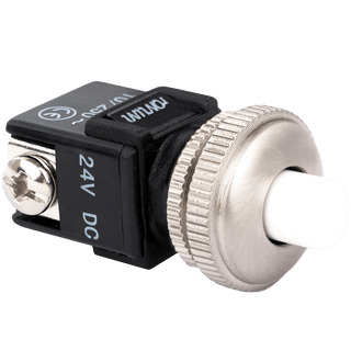 BRUSHED STEEL PUSH BUTTON DOORBELL - DYKE & DEAN