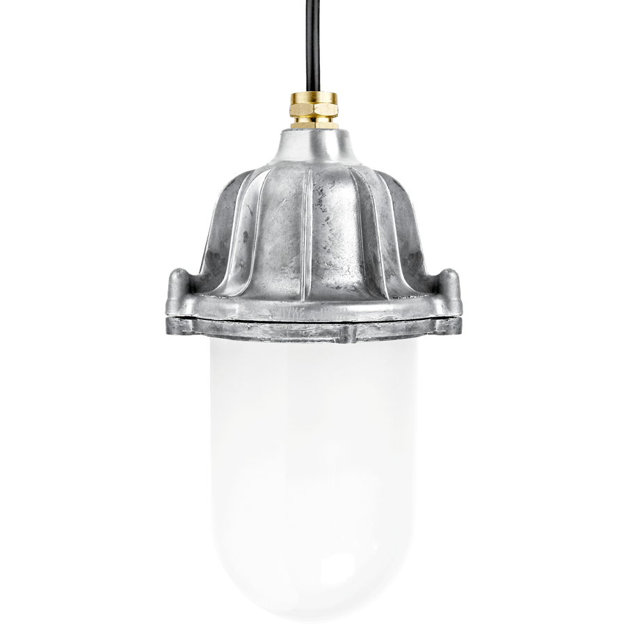 CAST LANTERN FROSTED PENDANT - DYKE & DEAN