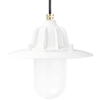 CAST SHADE LANTERN WHITE FROSTED - DYKE & DEAN