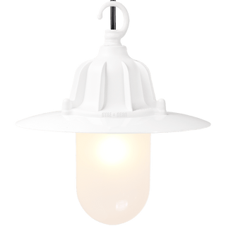 CAST SHADE LANTERN WHITE FROSTED - DYKE & DEAN