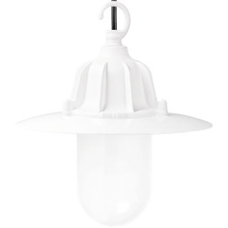 CAST SHADE LANTERN WHITE FROSTED - DYKE & DEAN