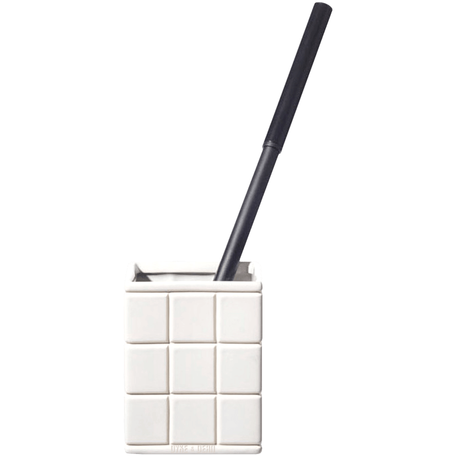 CERAMIC ENSEMBLE TOILET BRUSH - DYKE & DEAN