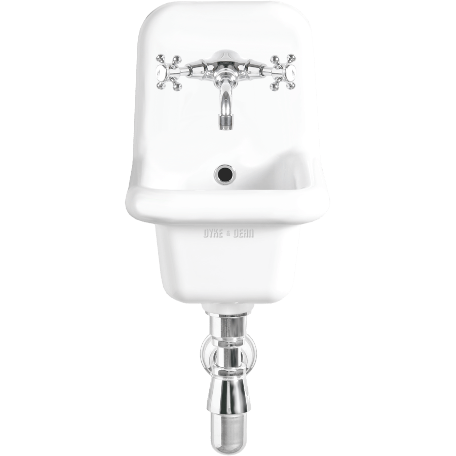 CERAMIC MOUNTED NARROW SINK - DYKE & DEAN