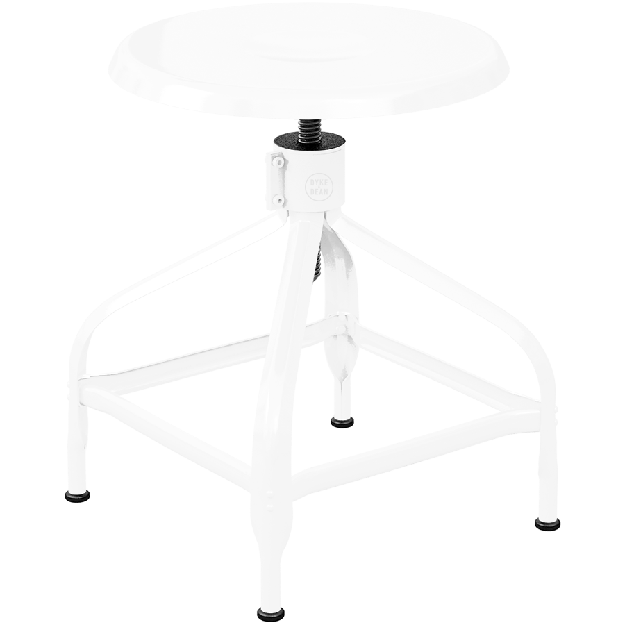 CHAISES NICOLLE DACTYLO ADJUSTABLE SWIVEL STOOL - DYKE & DEAN