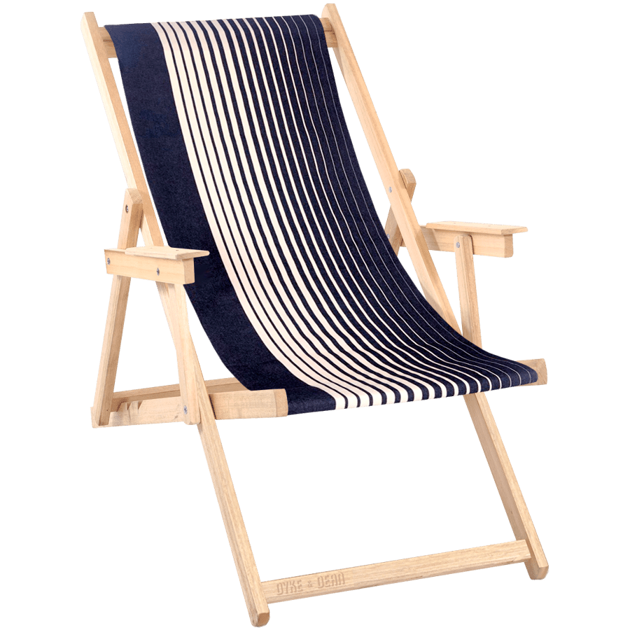 CLASSIC DECK CHAIR STRIPED COLOURS - DYKE & DEAN
