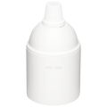 CLEAN SIDED WHITE E27 BULB HOLDER - DYKE & DEAN
