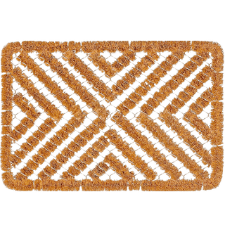 COCONUT WIRED DOORMAT CROSS - DYKE & DEAN