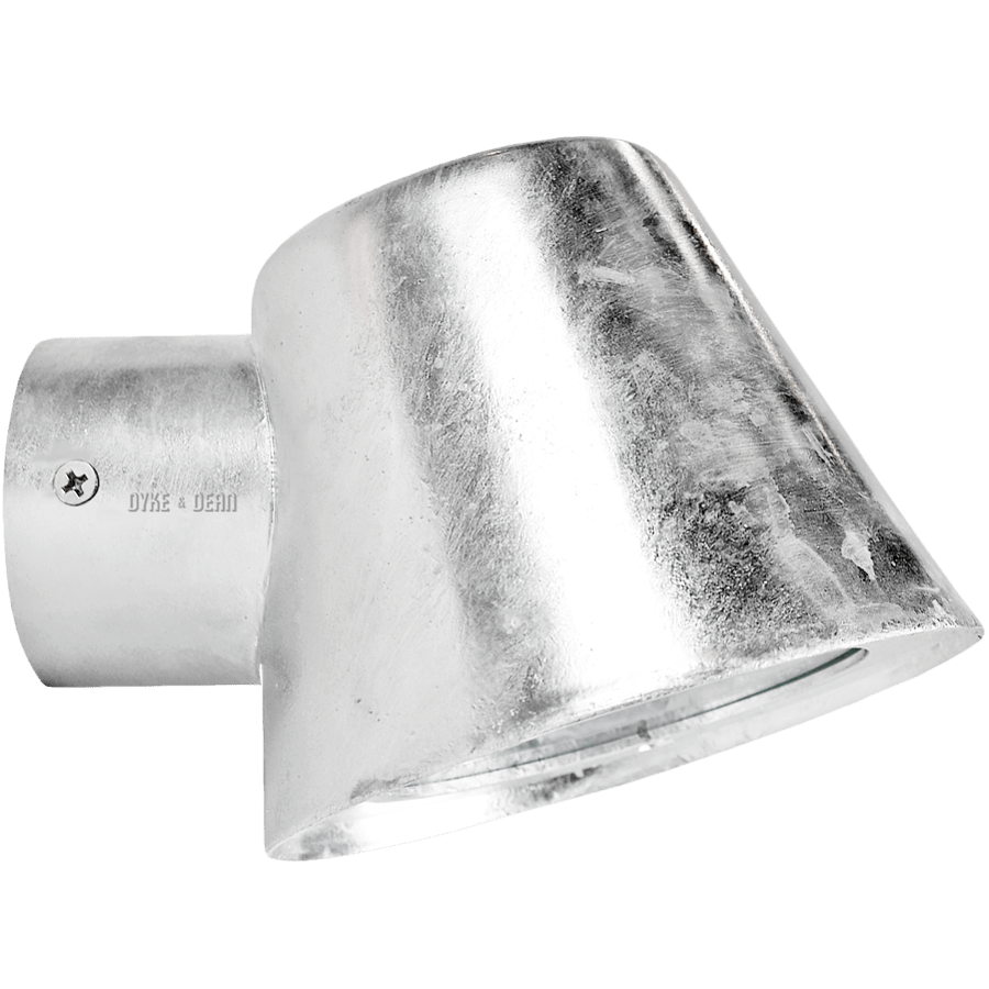 CONICAL WALL LIGHT GALVANIZED - DYKE & DEAN