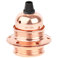 COPPER PLATED E27 BULB HOLDER - DYKE & DEAN