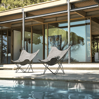 CUERO BUTTERFLY OUTDOOR CHARCOAL CHAIR - DYKE & DEAN