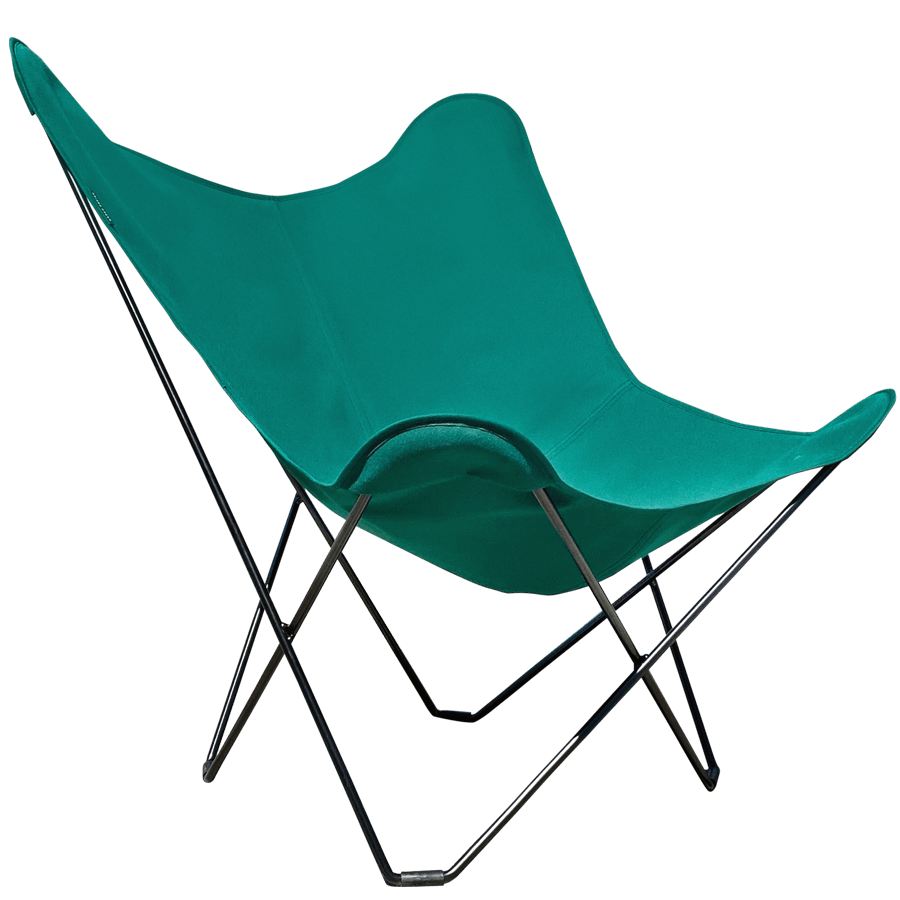 CUERO BUTTERFLY OUTDOOR DARK GREEN CHAIR - DYKE & DEAN