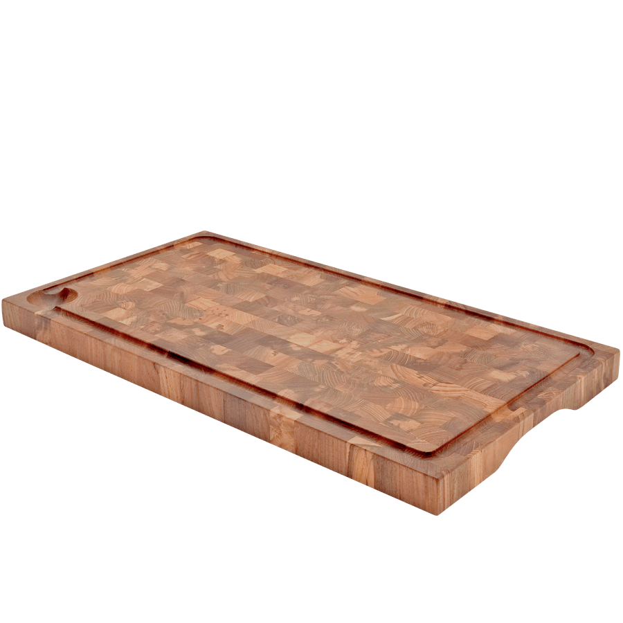 DANIA TEAK BLOCK CUTTING BOARD - DYKE & DEAN