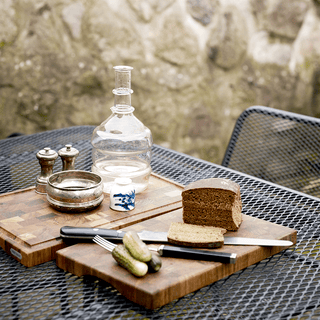 DANIA TEAK BLOCK CUTTING BOARD - DYKE & DEAN