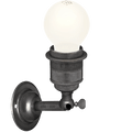 DARK BRASS E27 WALL ARM LIGHT - DYKE & DEAN