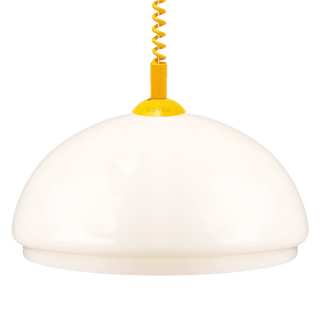 DOME OPALINE RETRACTABLE CORD LIGHT SMALL - DYKE & DEAN