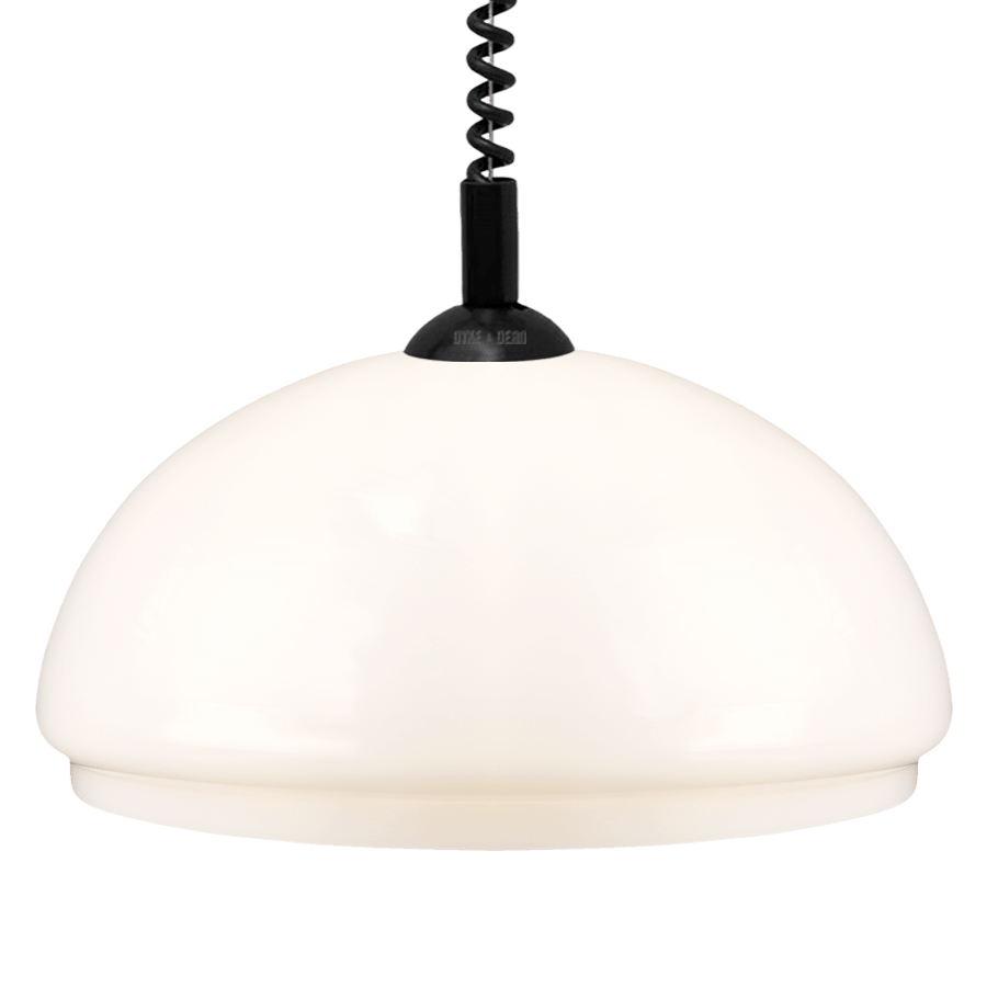 DOME OPALINE RETRACTABLE CORD LIGHT SMALL - DYKE & DEAN