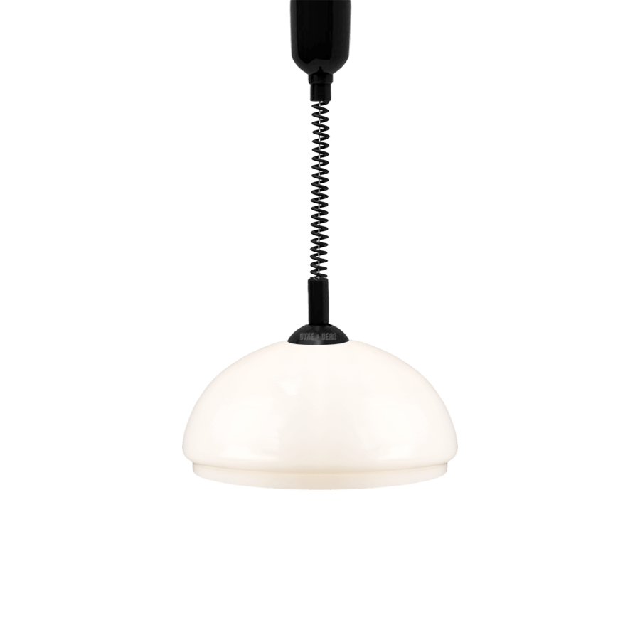 DOME OPALINE RETRACTABLE CORD LIGHT SMALL - DYKE & DEAN