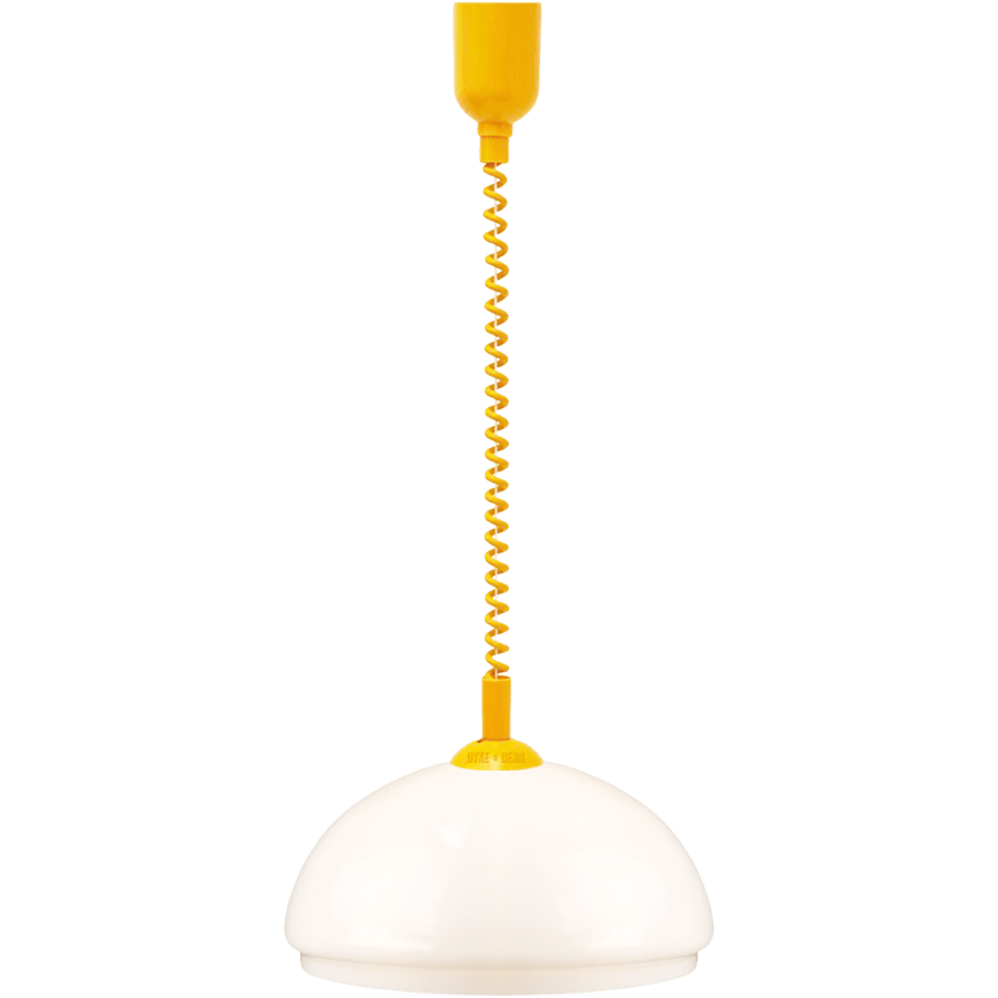 DOME OPALINE RETRACTABLE CORD LIGHT SMALL - DYKE & DEAN