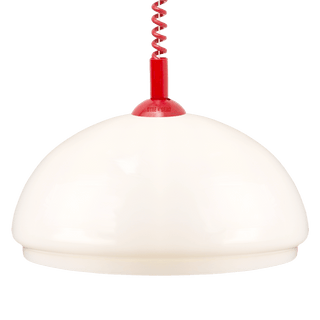 DOME OPALINE RETRACTABLE CORD LIGHT SMALL - DYKE & DEAN