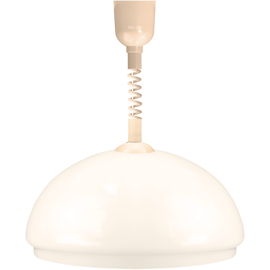 DOME OPALINE RETRACTABLE CORD LIGHT SMALL - DYKE & DEAN