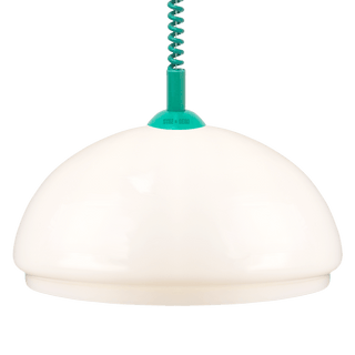 DOME OPALINE RETRACTABLE CORD LIGHT SMALL - DYKE & DEAN