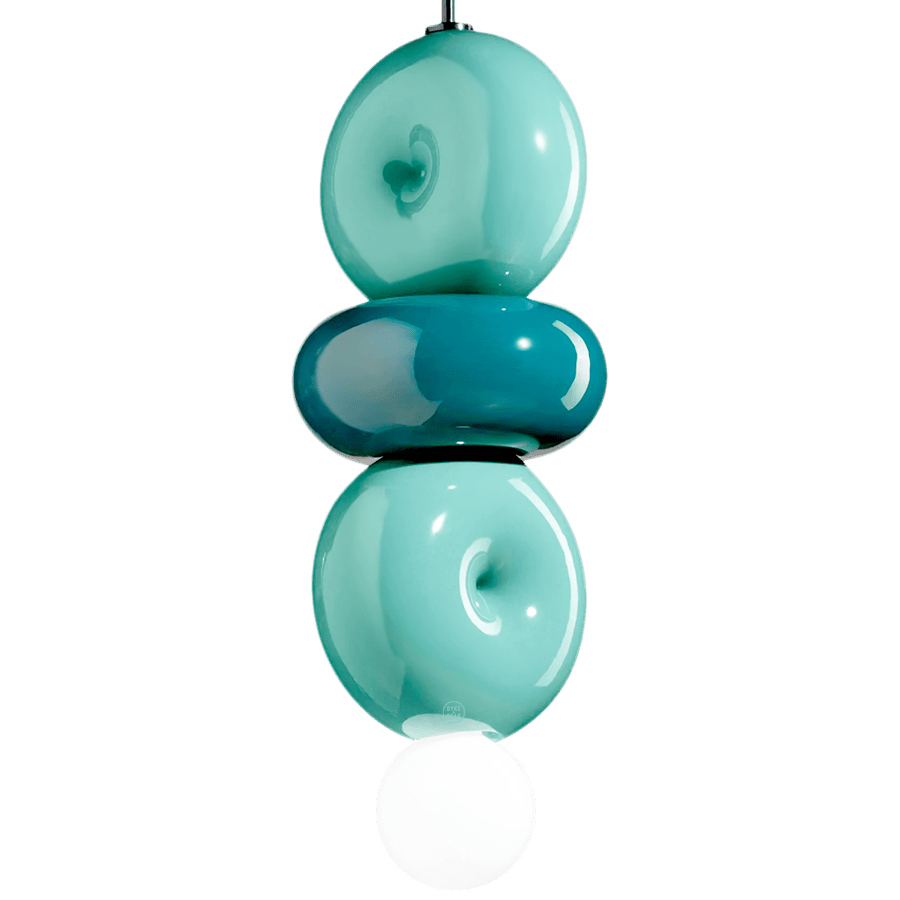 DONUT CERAMIC STACKED PENDANT LAMP - DYKE & DEAN