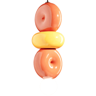 DONUT CERAMIC STACKED PENDANT LAMP - DYKE & DEAN