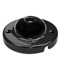 DOUBLE DOME BLACK CERAMIC CEILING ROSE - DYKE & DEAN
