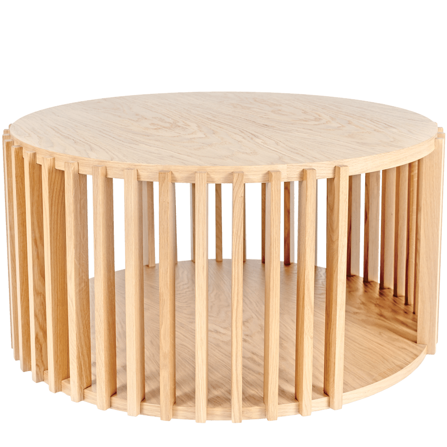 DRUM COFFEE TABLE OAK - DYKE & DEAN