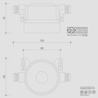 DUROPLAST MOVABLE WALL & CEILING LIGHT - DYKE & DEAN