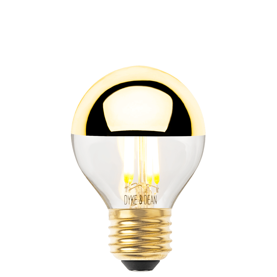 DYKE & DEAN LED GOLD CAP GOLF BALL E27 BULB - DYKE & DEAN