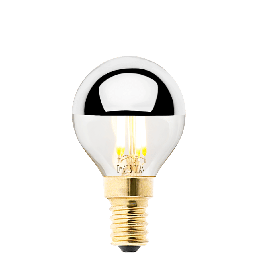 DYKE & DEAN LED SILVER CAP E14 BULB - DYKE & DEAN