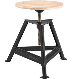 DYKE & DEAN SHOP SWIVEL STOOL - DYKE & DEAN