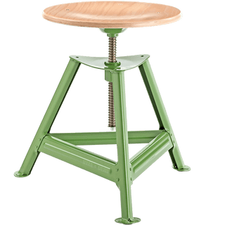 DYKE & DEAN SHOP SWIVEL STOOL - DYKE & DEAN