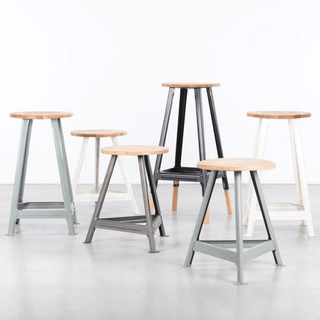 DYKE & DEAN SHOP SWIVEL STOOL - DYKE & DEAN