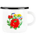 ENAMEL FLOWER MUG - DYKE & DEAN