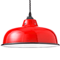 ENAMEL RED NECK VENT SHADE - DYKE & DEAN