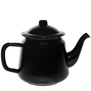 ENAMEL TEAPOT BLACK - DYKE & DEAN