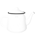 ENAMEL TEAPOT WHITE - DYKE & DEAN