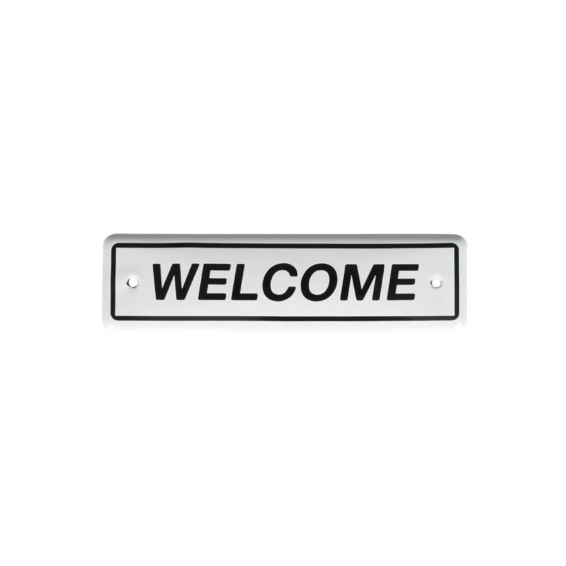 ENAMEL WELCOME SIGN - DYKE & DEAN