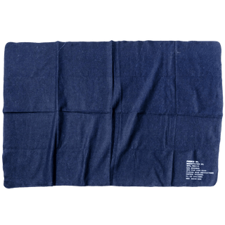 FELTED RECYCLED NAVY BLANKET - DYKE & DEAN