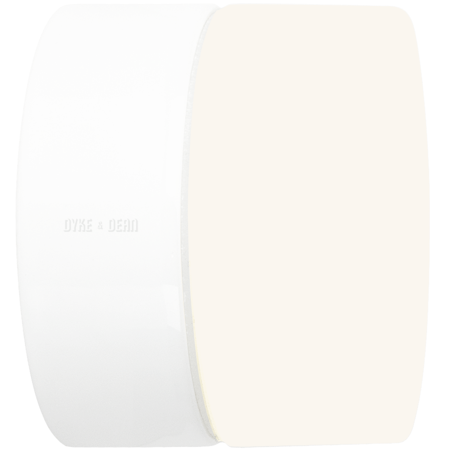 FLAT WHITE PORCELAIN WALL LIGHT IP54 - DYKE & DEAN